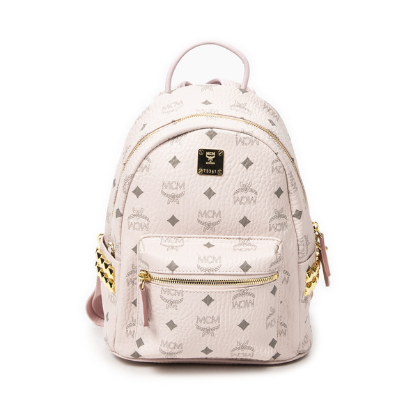 MCM Bags Mcm Mini Side Studs Stark Backpack In Pink Visetos Coated Canvas Poshmark
